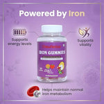Iron Gummies with Vitamin C & Folic Acid (Mango & Strawberry, 30 Count)